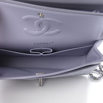 Chanel Caviar Quilted Medium Double Flap Light Purple 5 of 9