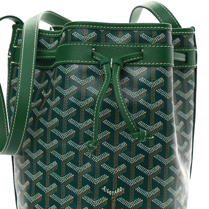 Goyard Goyardine Petit Flot Bucket Bag PM Green 7 of 9