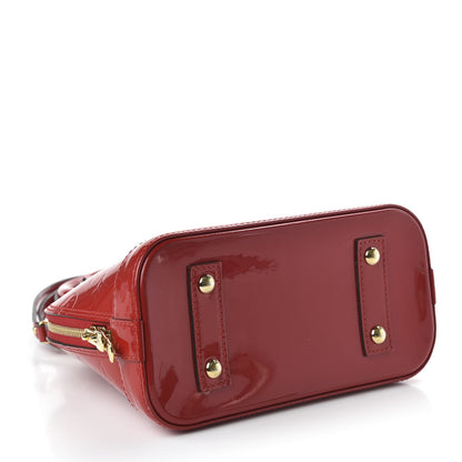 Louis Vuitton Vernis Alma BB Cherry 4 of 10