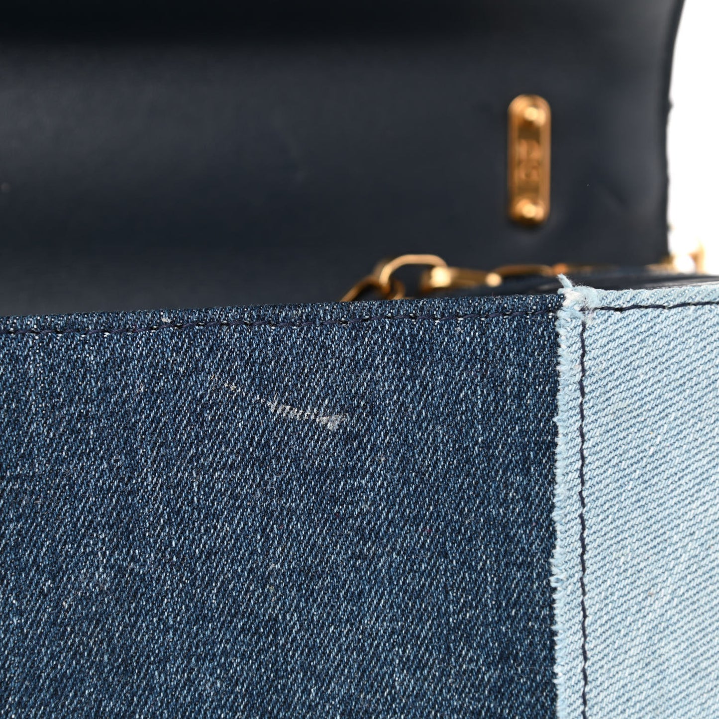 Denim Mini DG Girls Shoulder Bag Blue