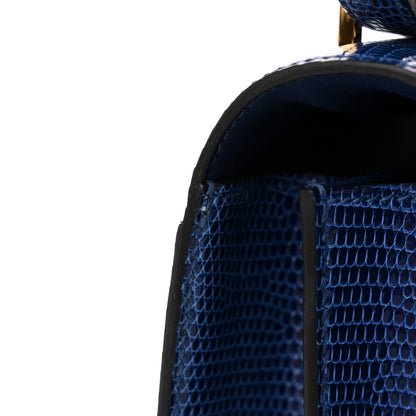 Hermes Lizard Constance 18 Bleu Saphir 12 of 13