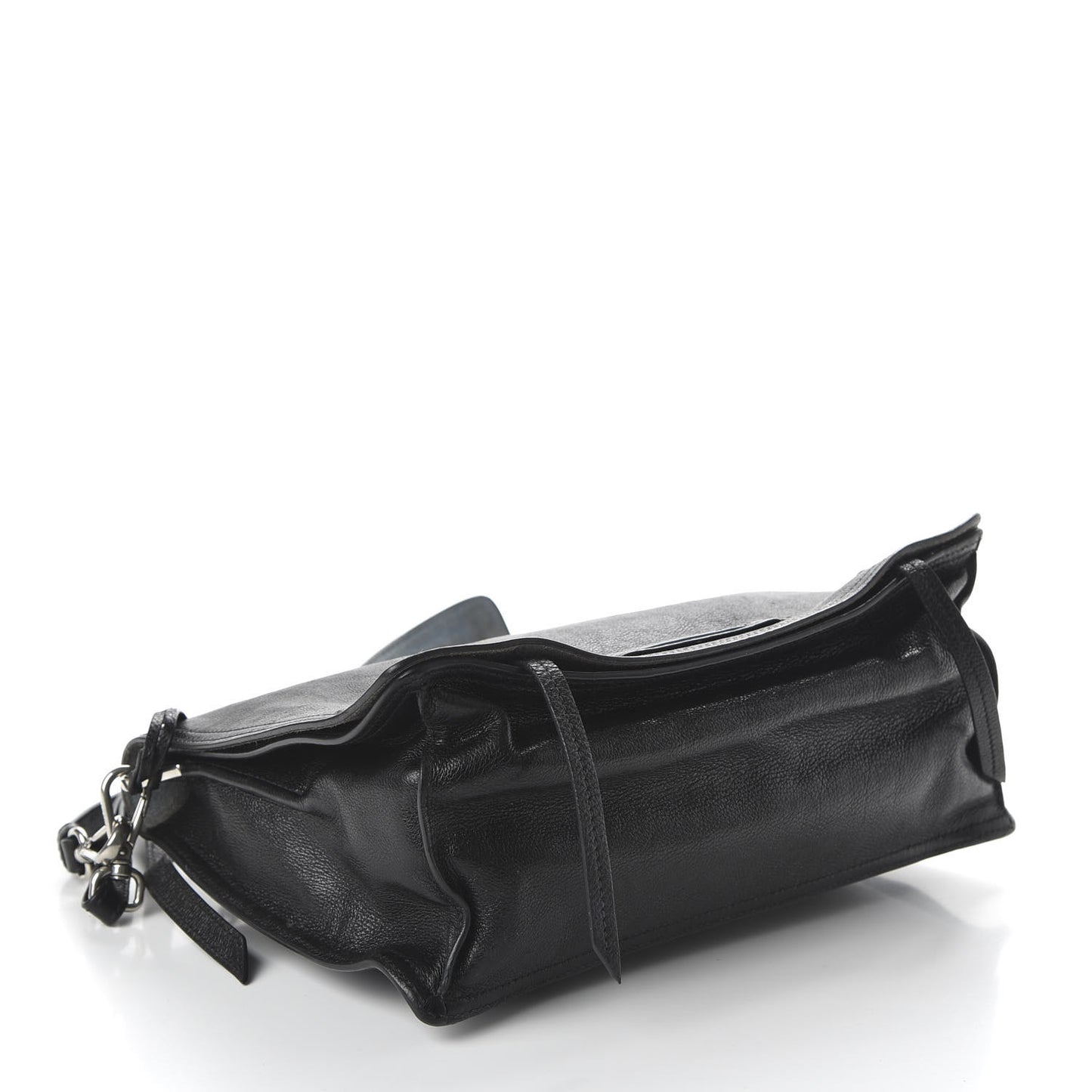 Glace Calf Etiquette Flap Black Astrale