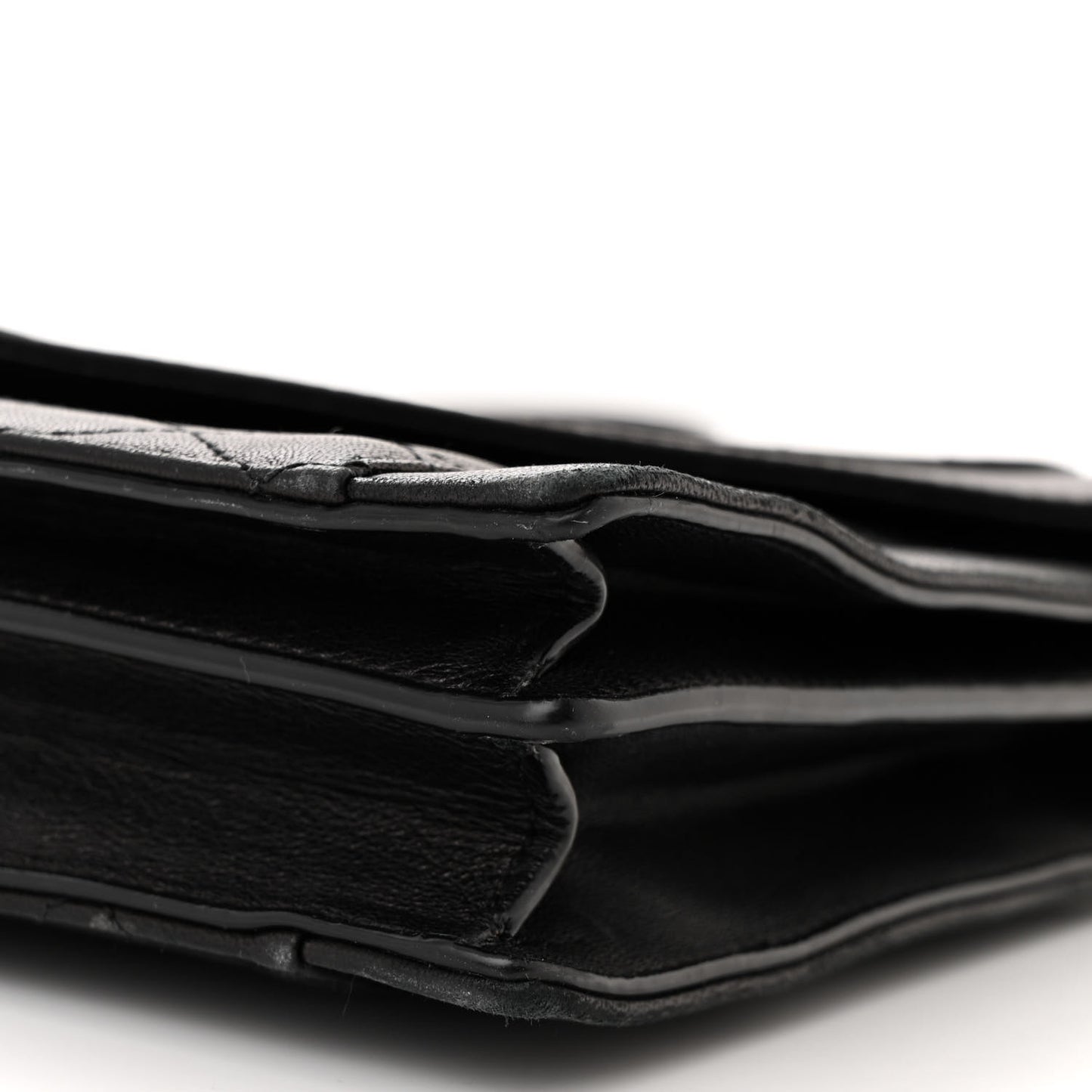 Lambskin Quilted Mini Gaby Satchel Black