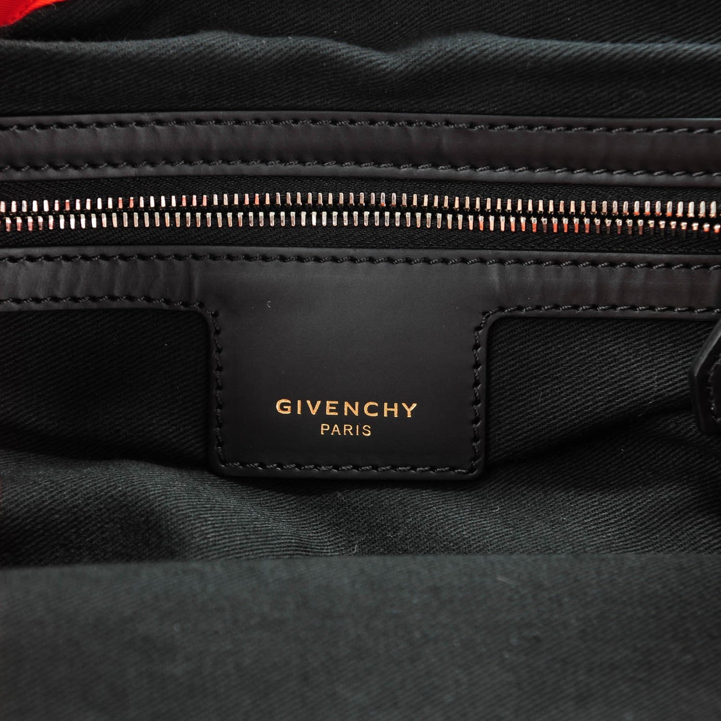 Nylon Calfskin Rider Backpack Orange