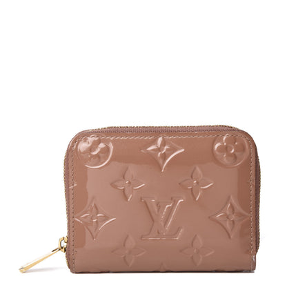 Louis Vuitton Vernis Zippy Coin Purse Rose Velours 1 of 9