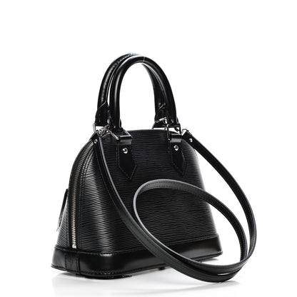 Louis Vuitton Epi Alma BB Black 3 of 7