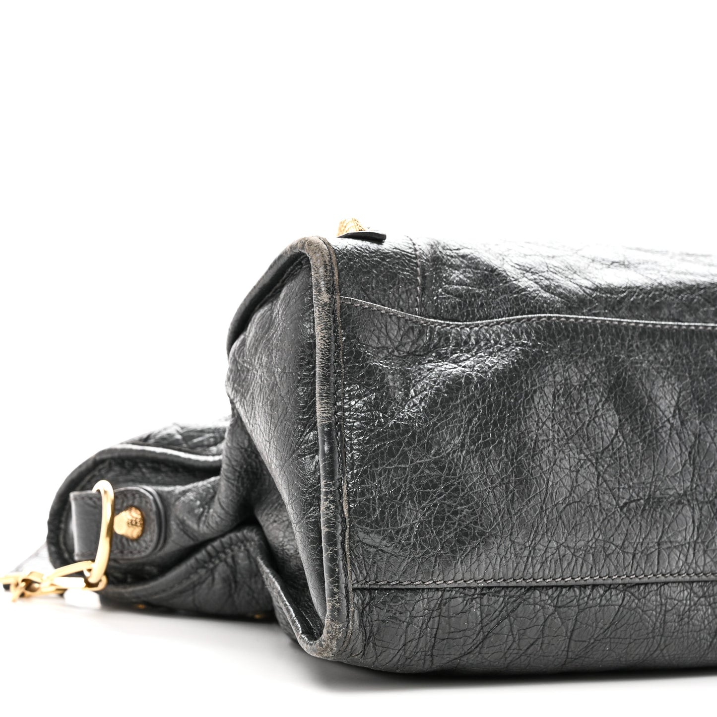 Agneau Giant 12 Gold Hardware City Gris Fossile