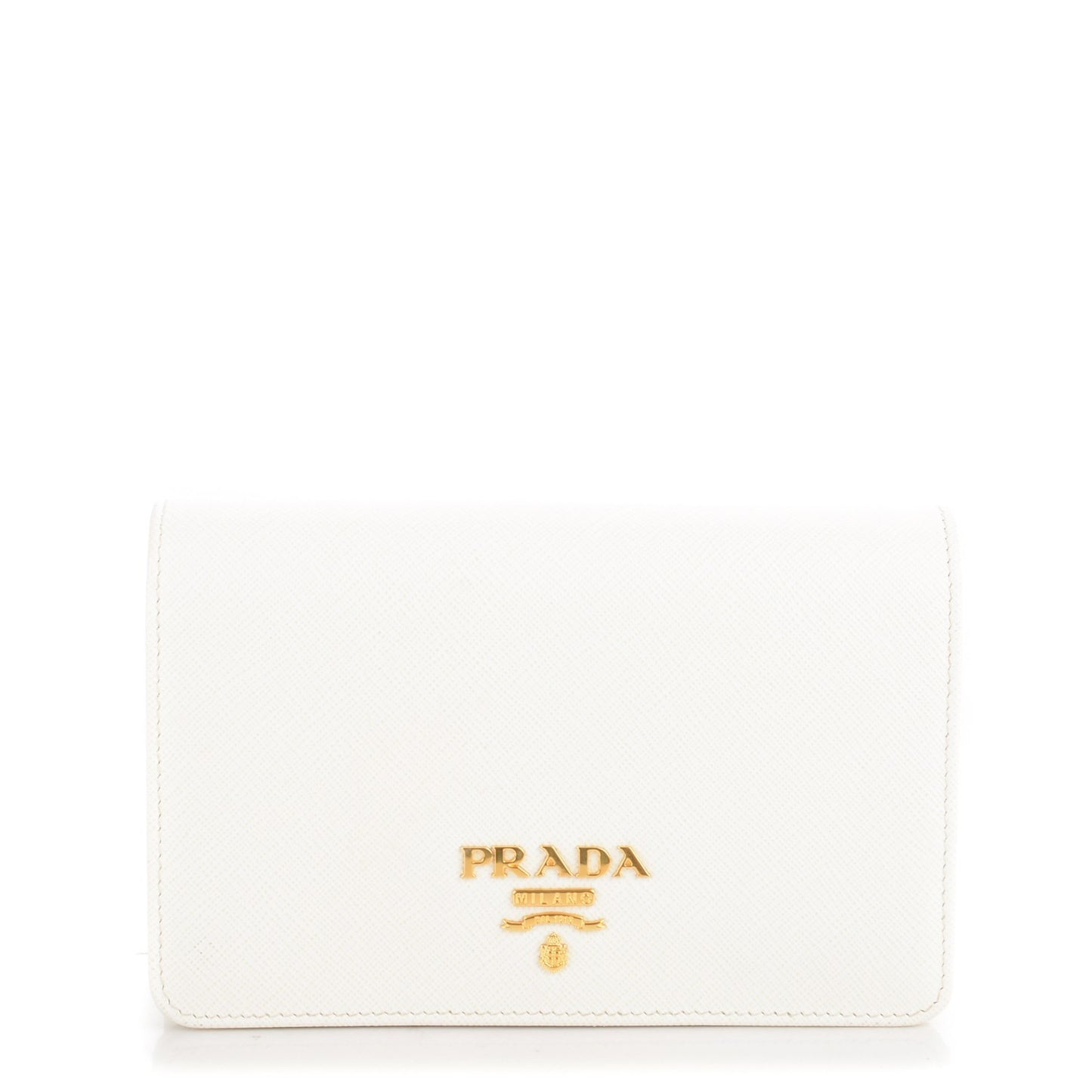 Saffiano Lux Crossbody Bag Bianco