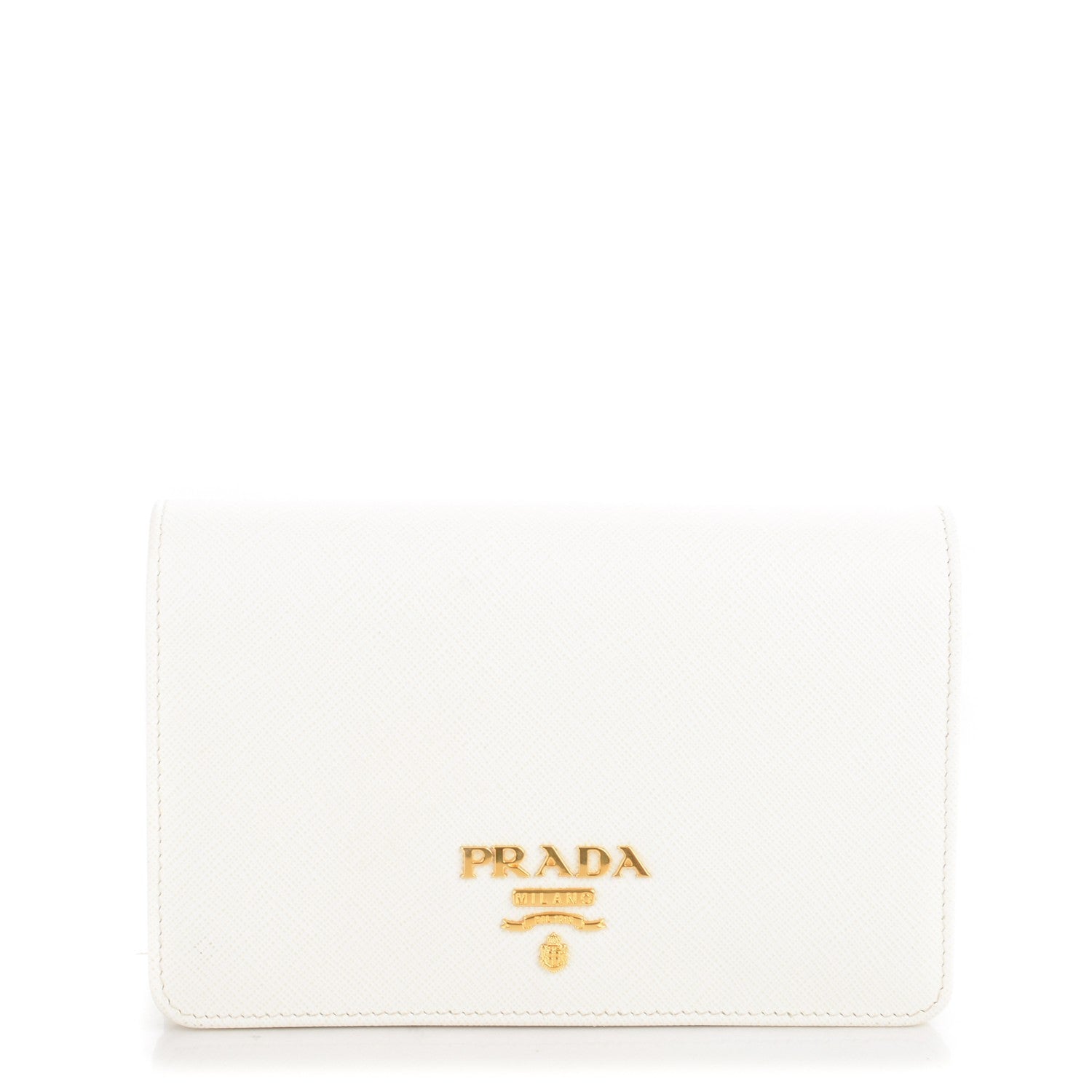 Prada Saffiano Lux Crossbody Bag Bianco 1 of 7