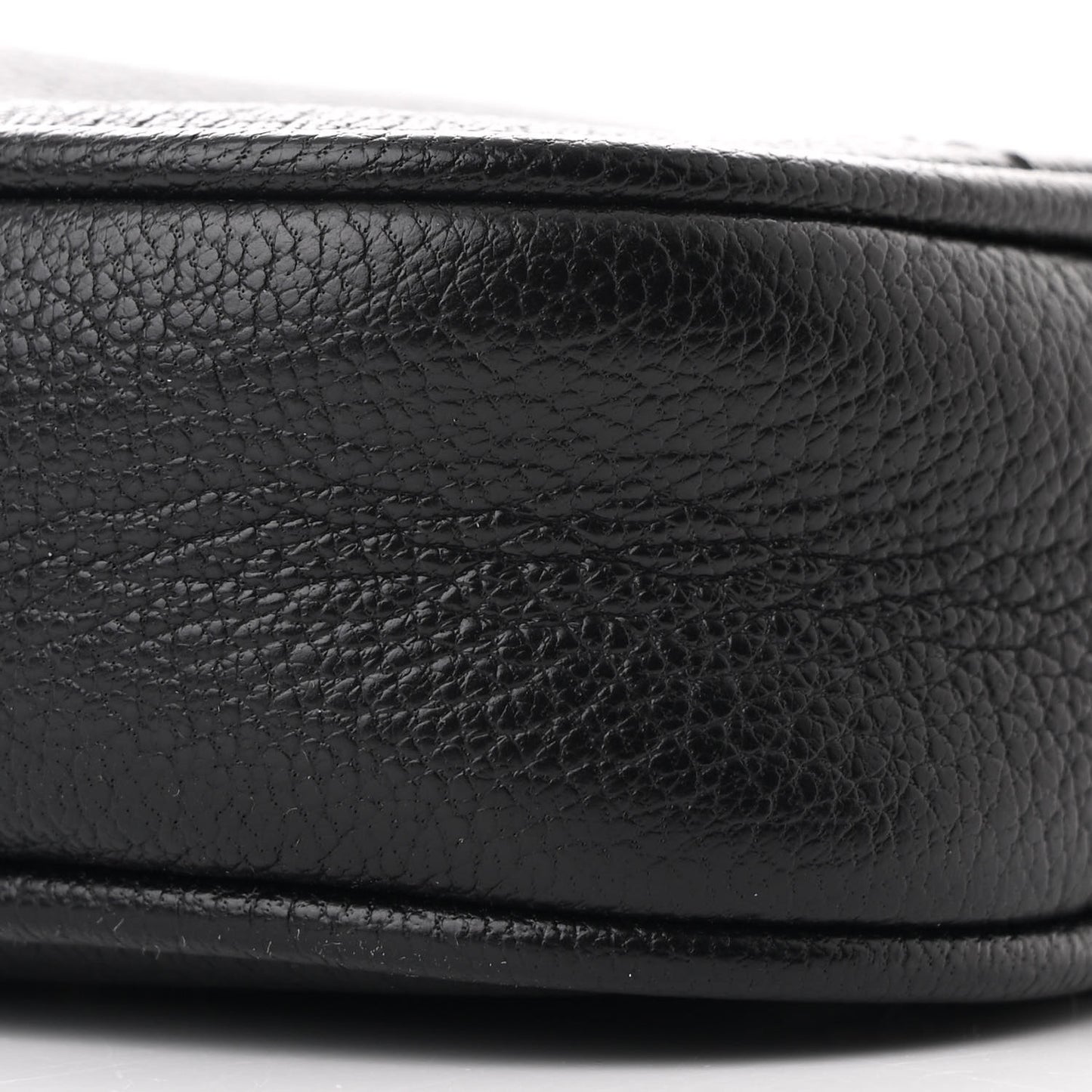 Goatskin Mini Aphrodite Shoulder Bag Black