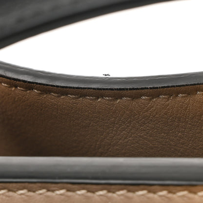 Fendi Vitello Tahiti Burro Medium Peekaboo Iconic Essentially Satchel Black Corda 12 of 14