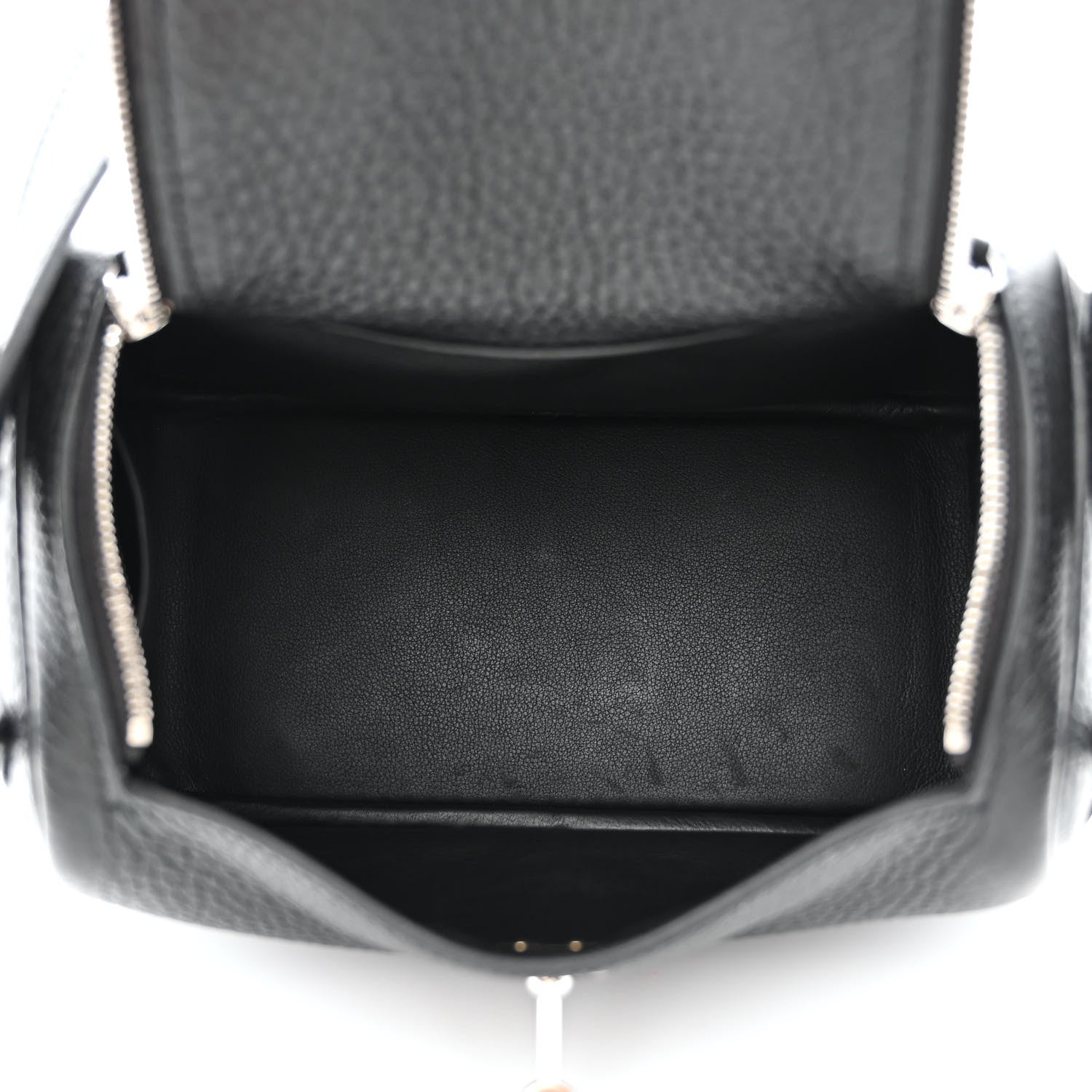Hermes Taurillon Clemence Mini Lindy 20 Black 5 of 12