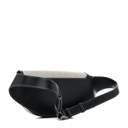 Burberry Canvas Horseferry Print Small Olympia Bum Bag Black Grey 3 of 14