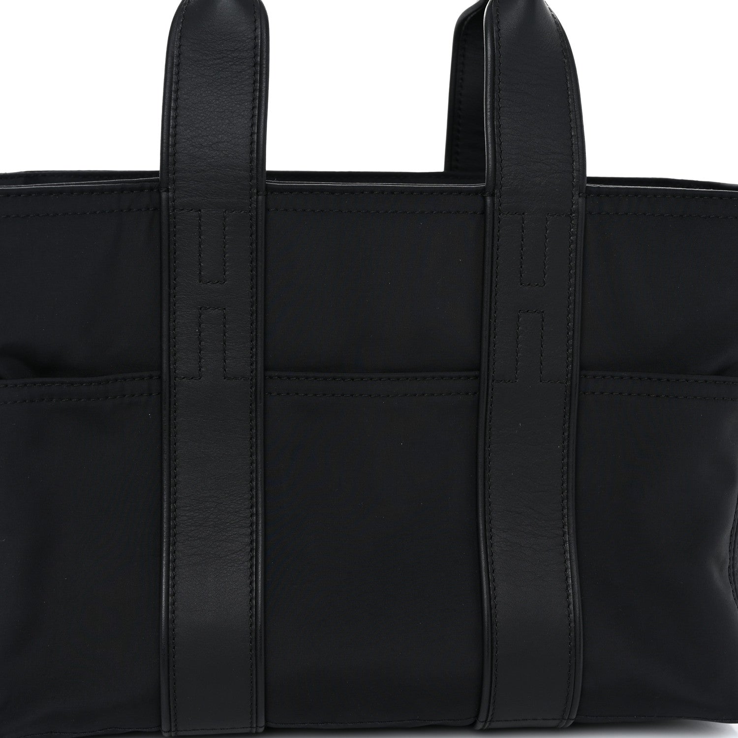 Hermes Toile Acapulco Vassus Tote Black 9 of 12
