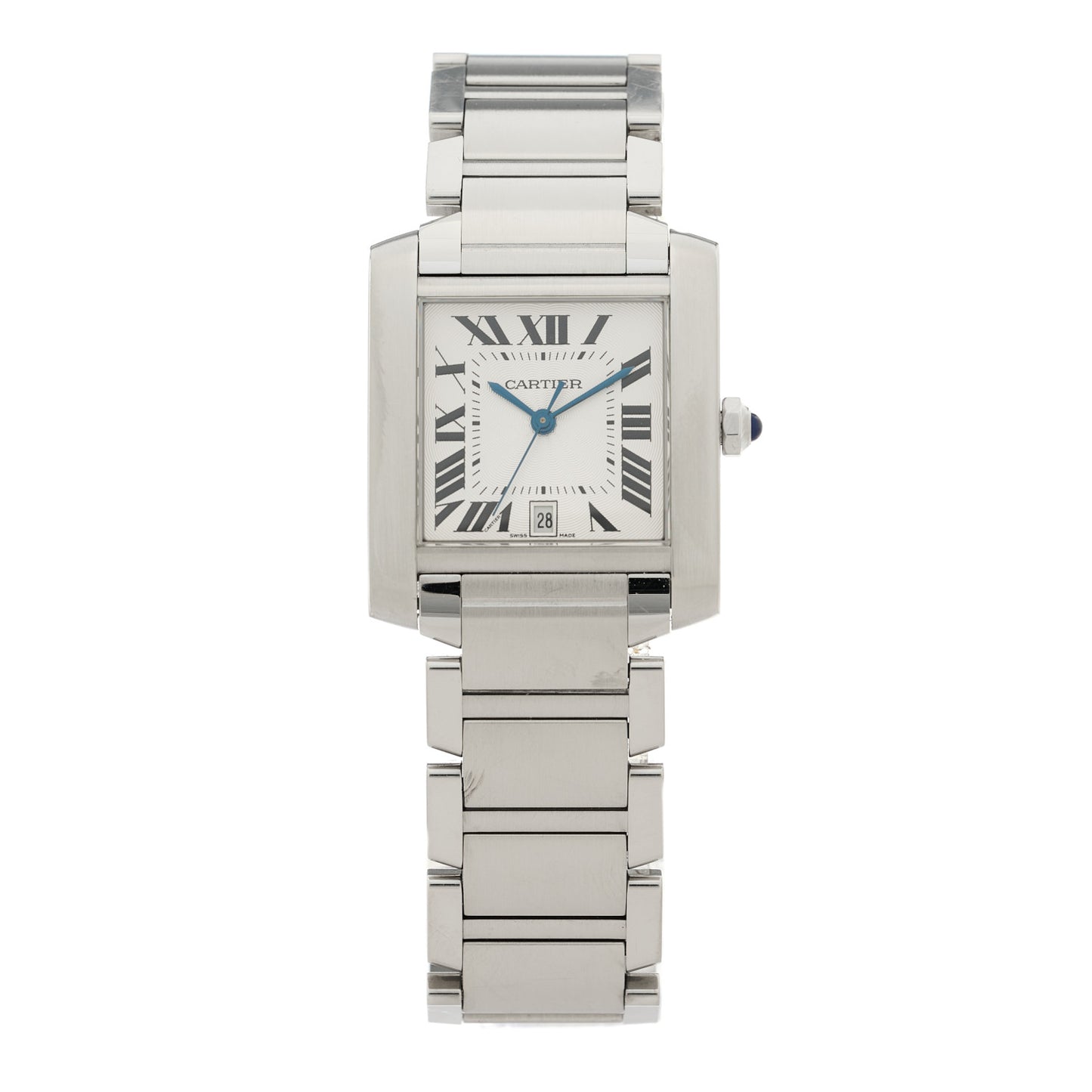 Stainless Steel 28mm Tank Francaise Automatic Watch