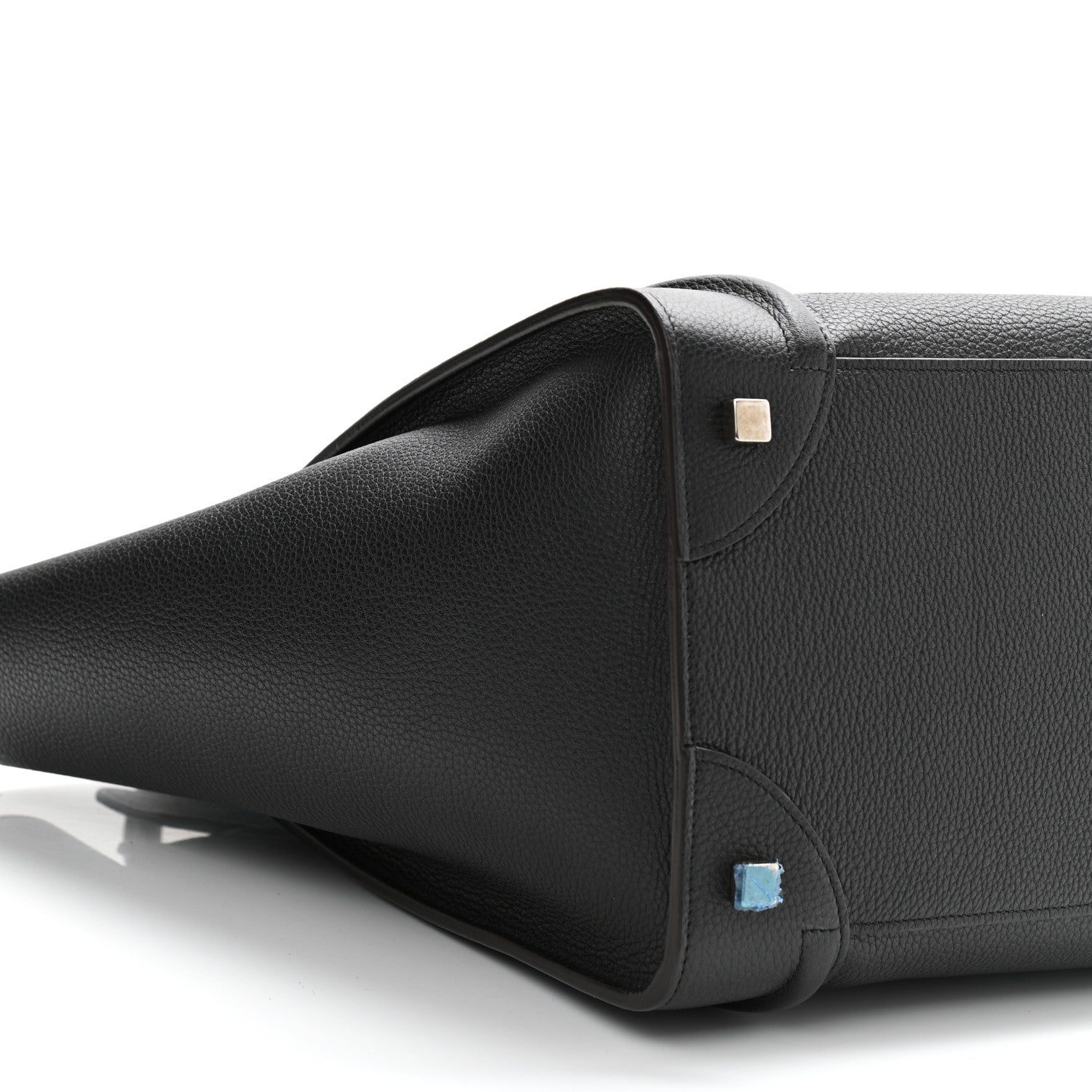 Celine Drummed Calfskin Mini Luggage Black 9 of 10