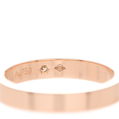 Cartier 18K Pink Gold Diamond 3mm C De Cartier Wedding Band Ring 49 4.75 6 of 6