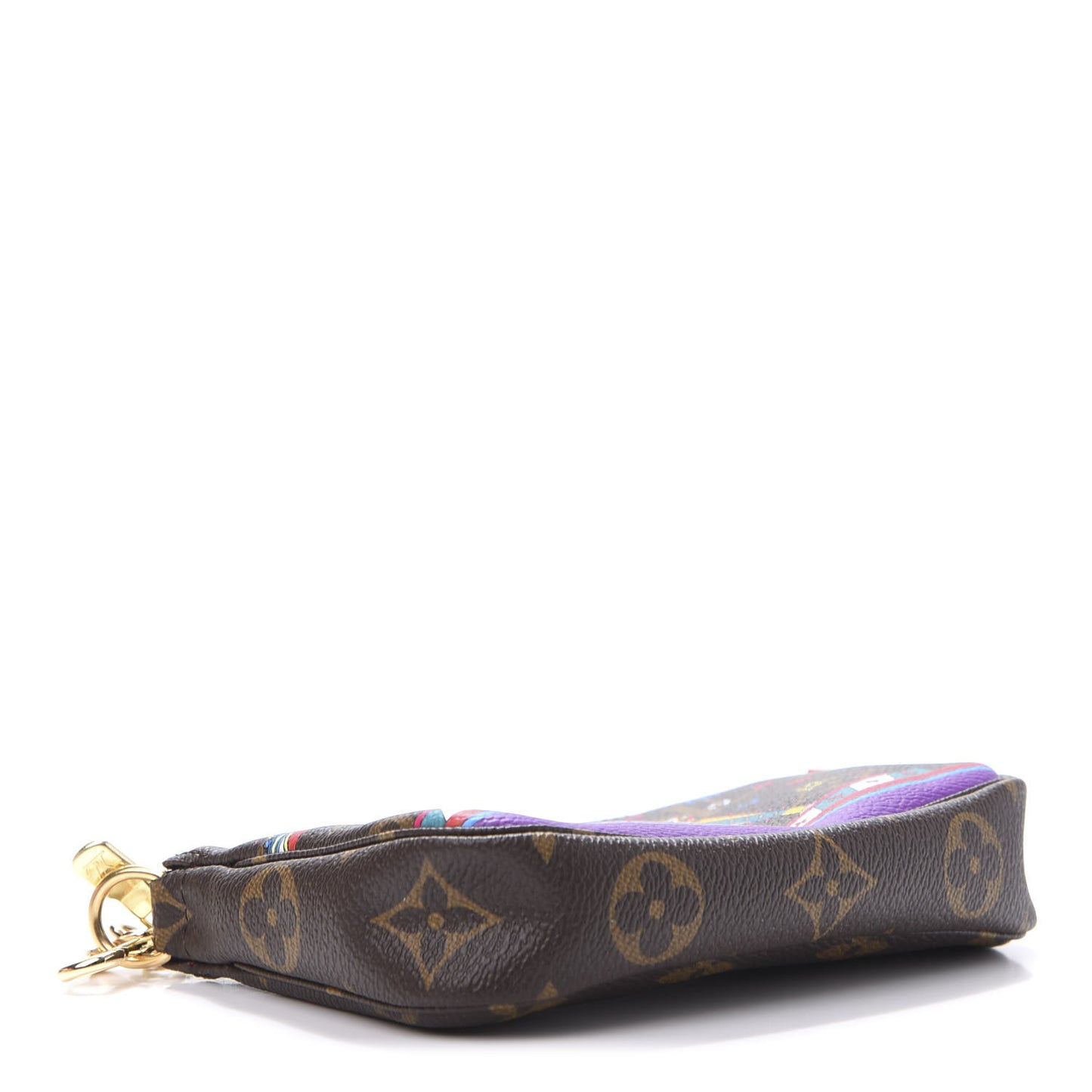 Monogram 2020 Christmas Animation Bumper Cars Mini Pochette Accessories Coquelicot