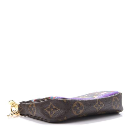 Louis Vuitton Monogram 2020 Christmas Animation Bumper Cars Mini Pochette Accessories Coquelicot 4 of 10