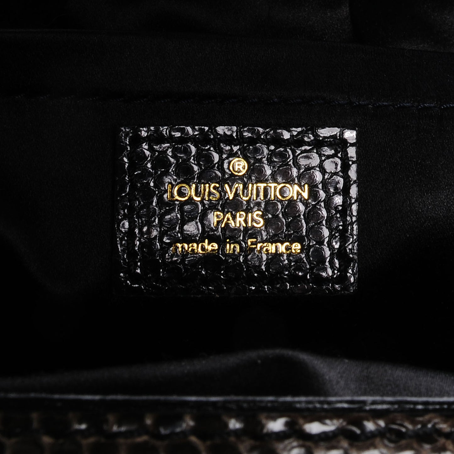 Monogram Denim Chinchilla Demi Lune