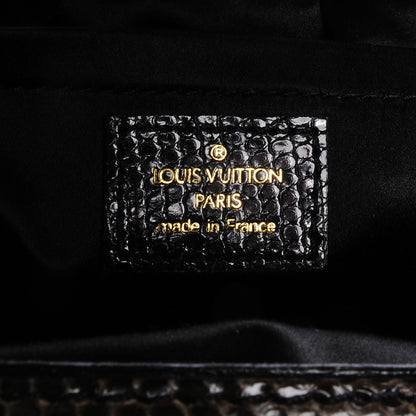 Louis Vuitton Monogram Denim Chinchilla Demi Lune 6 of 7