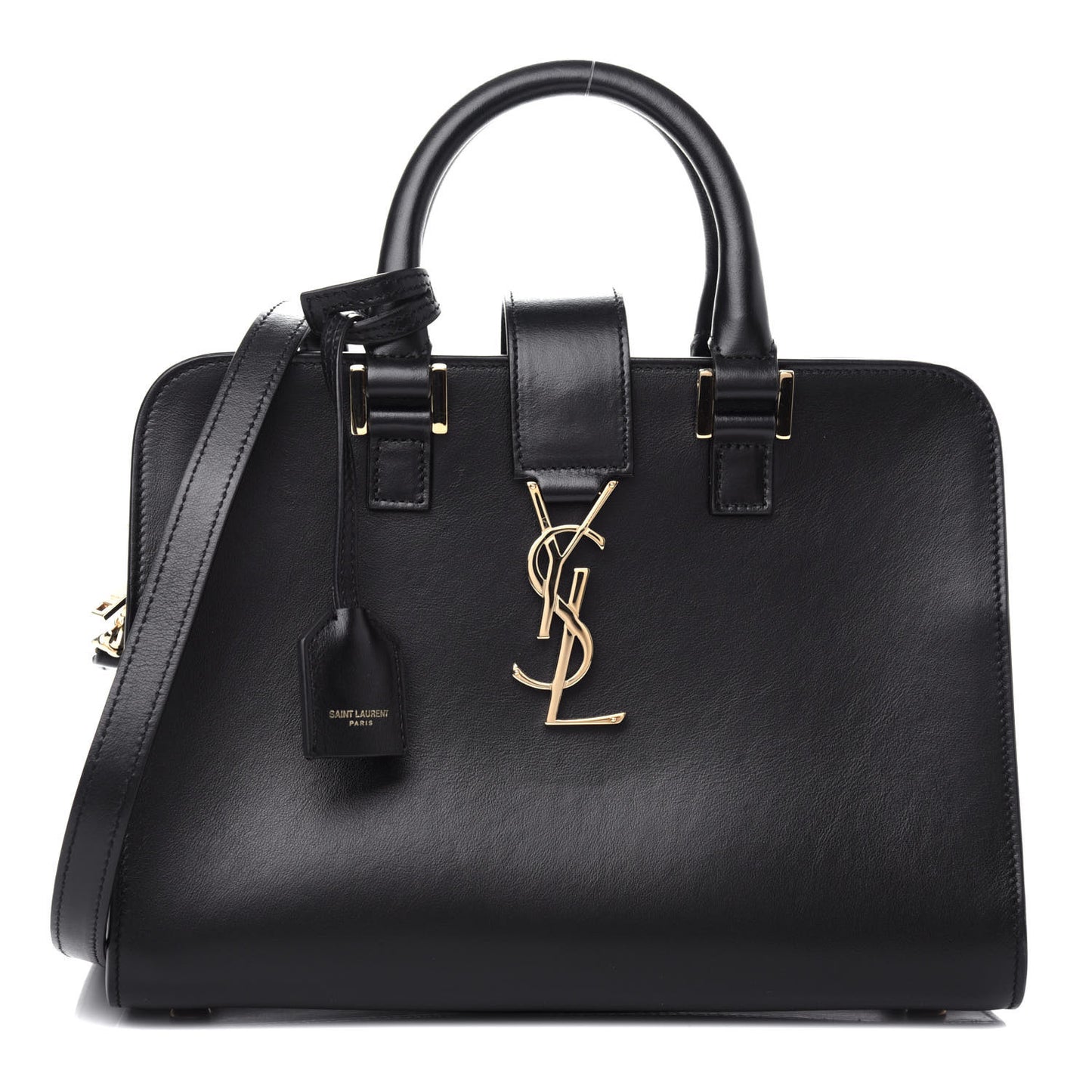 Calfskin Monogram Baby Cabas Black