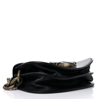 Bottega Veneta Calfskin Pony Hair Leopard Print Umbria Bag Black 4 of 13