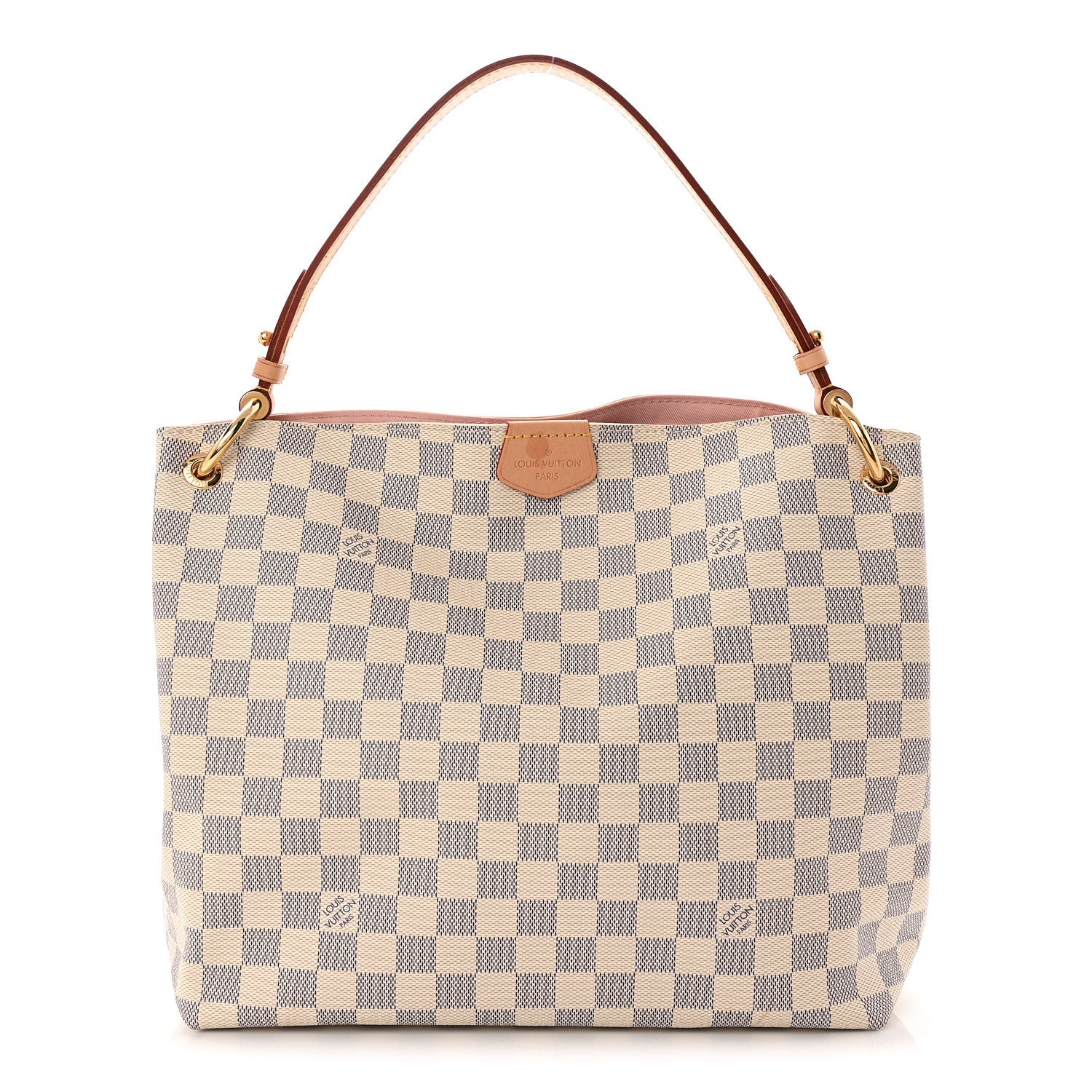 Louis Vuitton Damier Azur Graceful PM Rose Ballerine 1 of 10