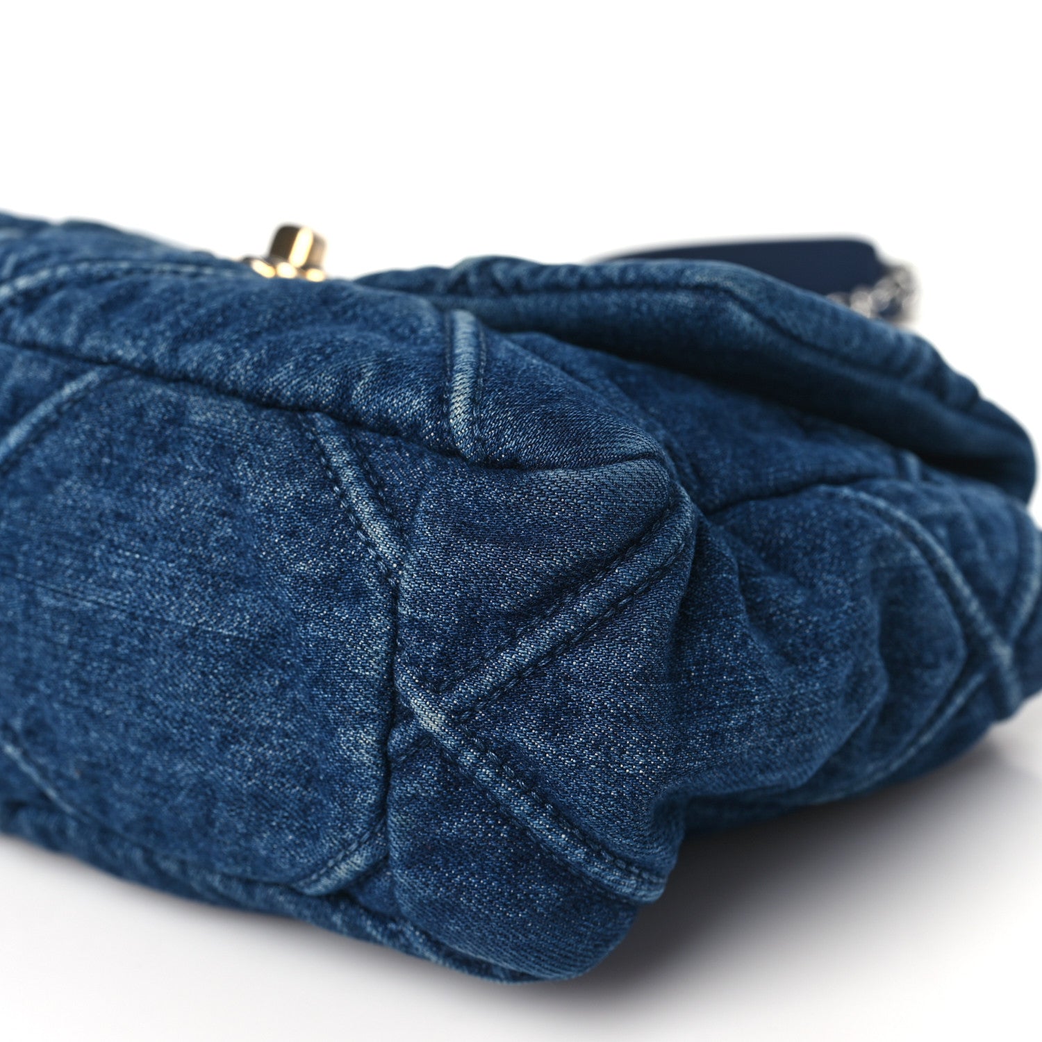 Chanel Denim Quilted Medium Chanel 19 Flap Blue 10 of 10