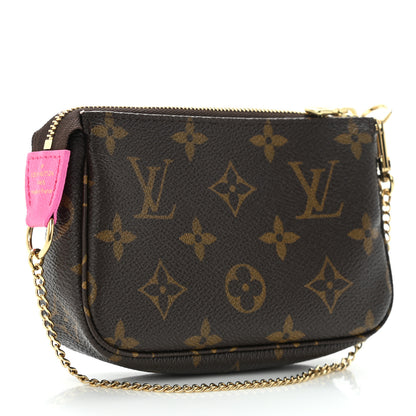 Louis Vuitton Monogram 2022 Christmas Animation Seoul Mini Pochette Accessories Fuchsia 3 of 9