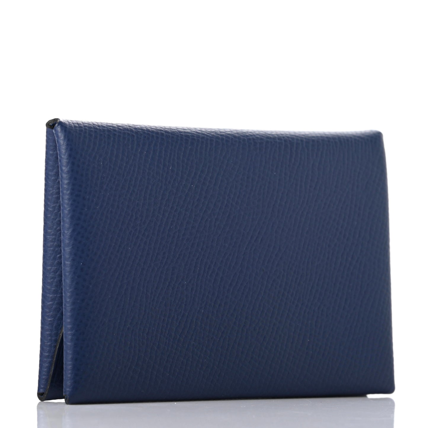 Epsom Verso Calvi Duo Card Case Bleu Saphir Bleu France