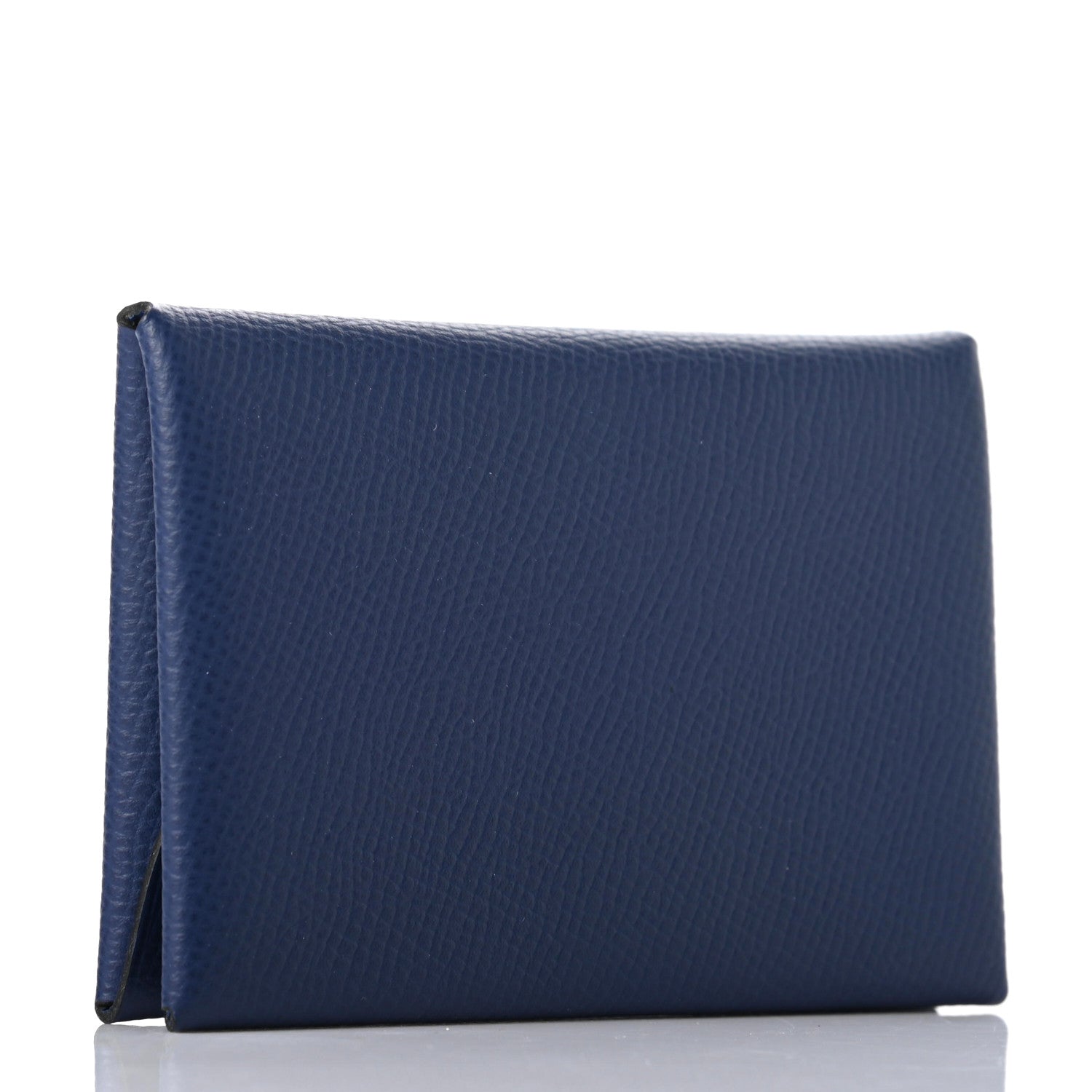Hermes Epsom Verso Calvi Duo Card Case Bleu Saphir Bleu France 3 of 7