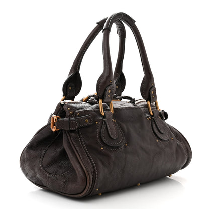 Chloe Calfskin Medium Paddington Satchel Chocolate 3 of 10