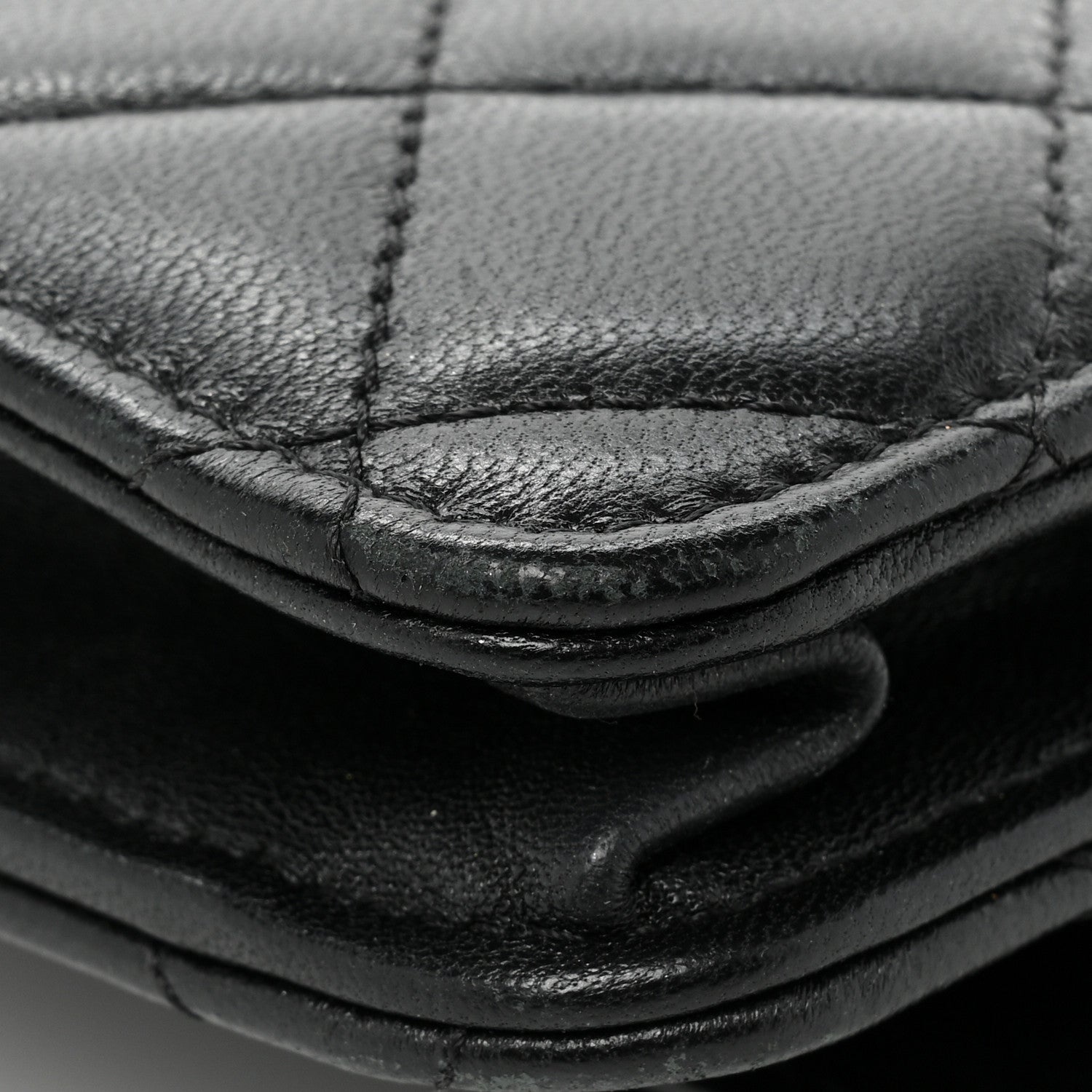Chanel Lambskin Quilted Trendy CC Wallet On Chain WOC Black 19 of 23