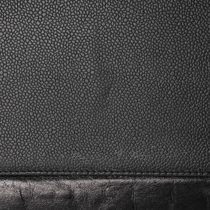 Chanel Glazed Calfskin Large Deauville Tote Black 11 of 11