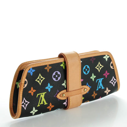 Louis Vuitton Monogram Multicolor Shirley Black 3 of 8