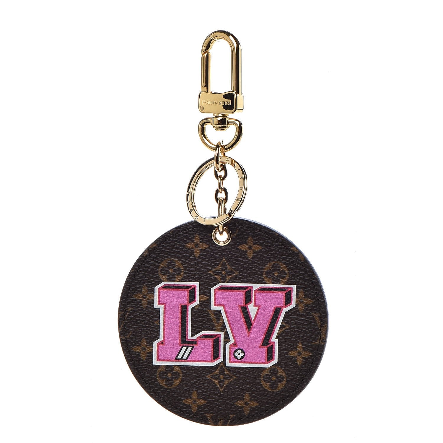 Louis Vuitton Monogram Stories Bag Charm Key Holder 1 of 3