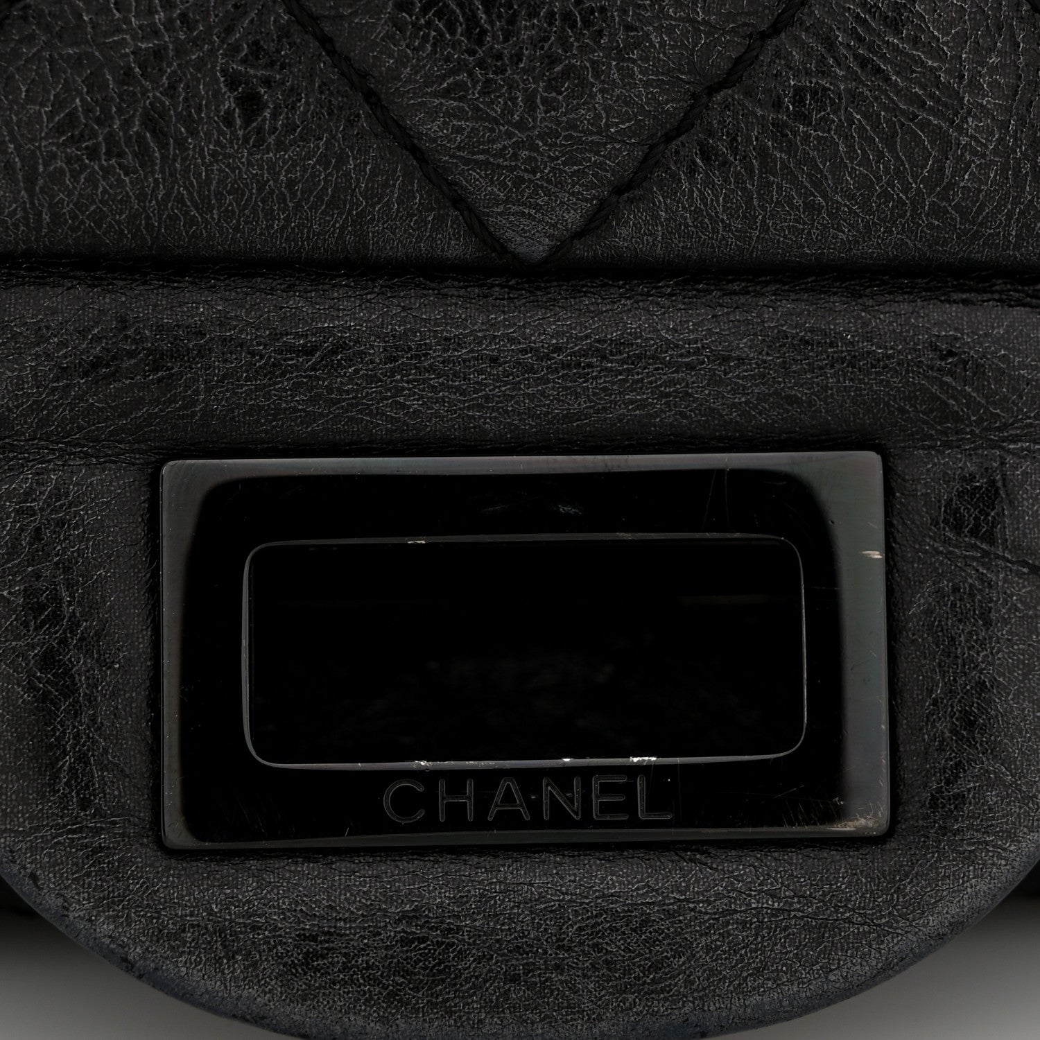 Chanel Metallic Aged Calfskin Quilted 2.55 Reissue 227 Flap So Black 13 of 14