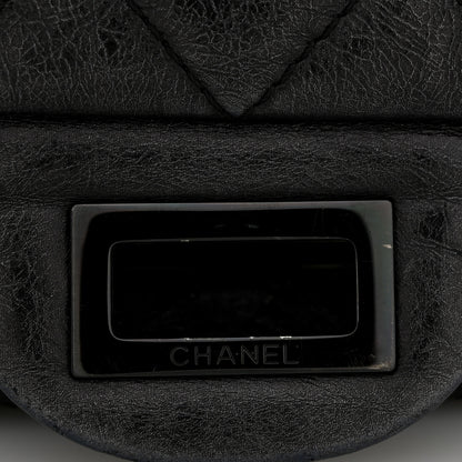 Chanel Metallic Aged Calfskin Quilted 2.55 Reissue 227 Flap So Black 13 of 14