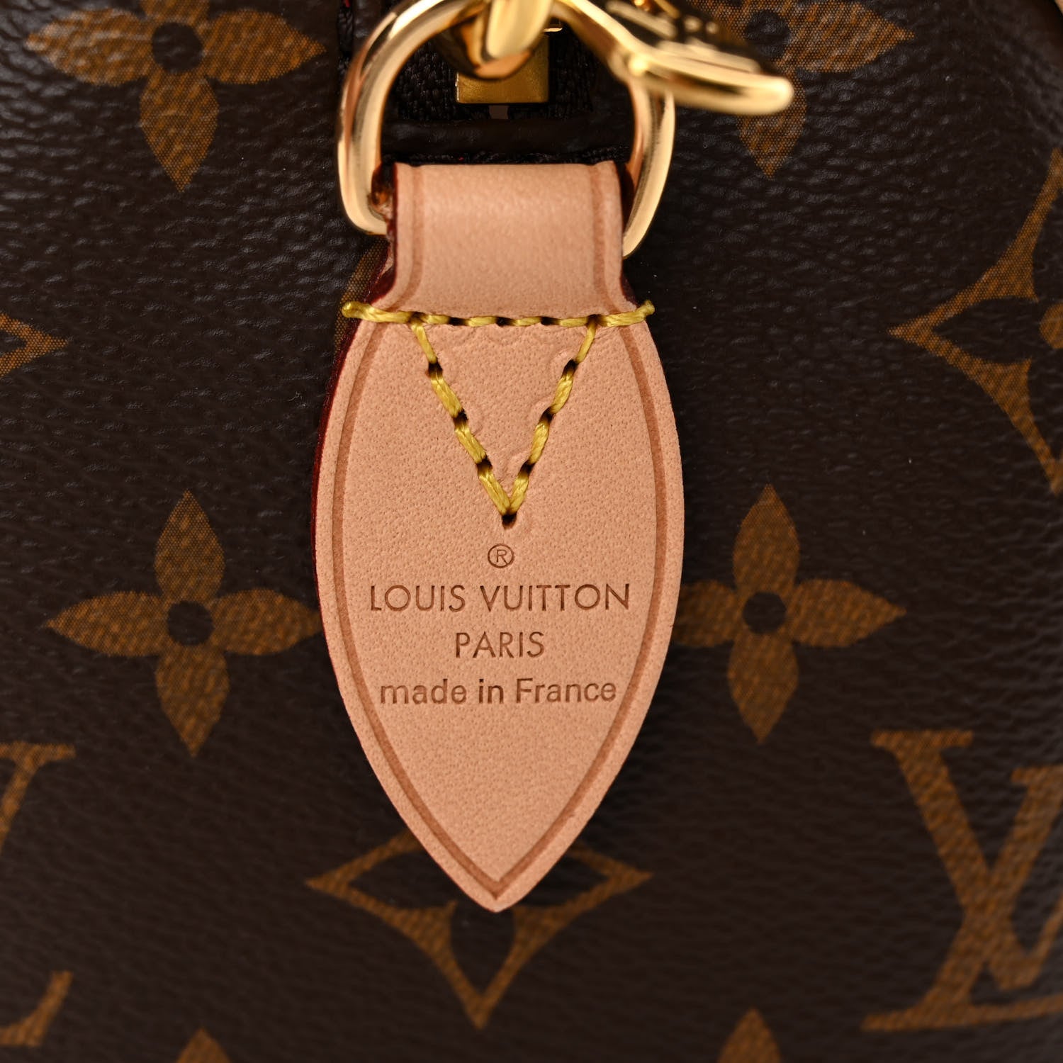 Louis Vuitton Monogram Speedy Bandouliere 20 Black 6 of 9