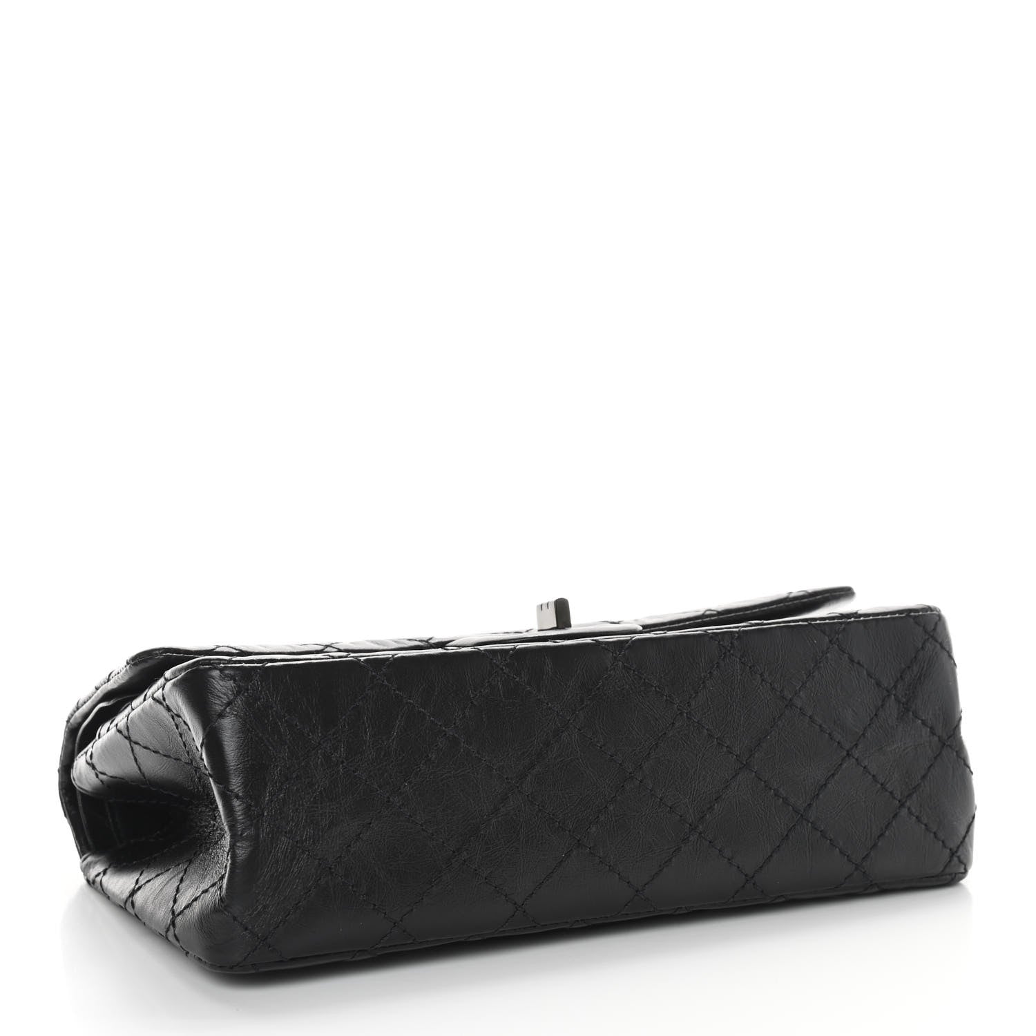 Chanel Aged Calfskin Quilted 2.55 Reissue 225 Flap So Black 4 of 9