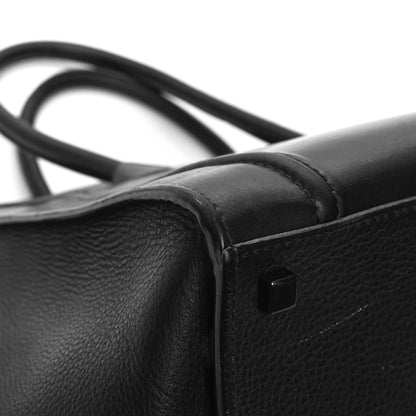 Celine Smooth Calfskin Medium Phantom Luggage Black 10 of 15