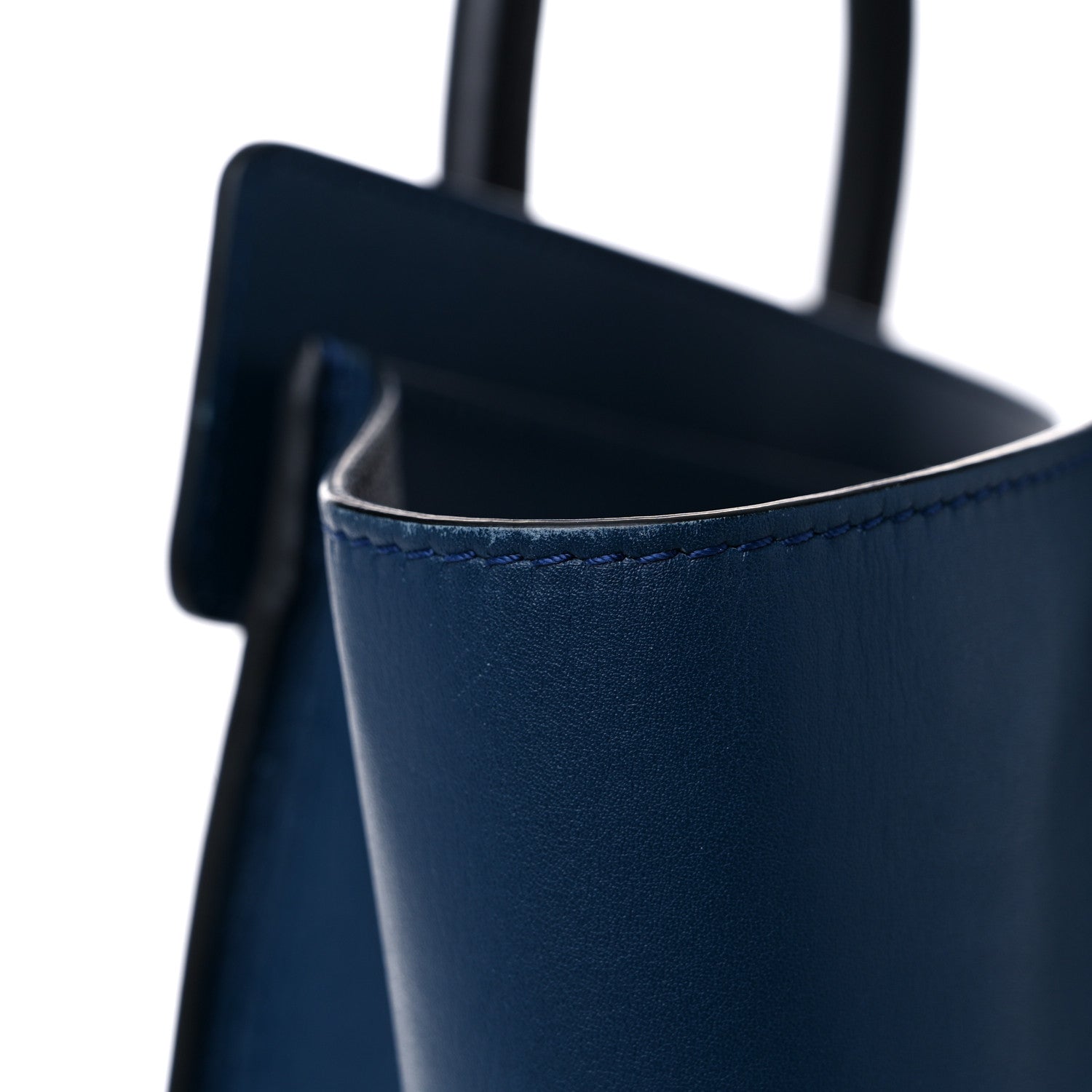 Celine Smooth Calfskin Mini Bi-Color Luggage Ocean Blue 18 of 19
