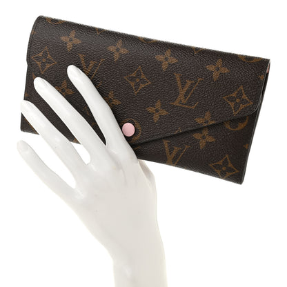 Louis Vuitton Monogram Josephine Wallet Rose Ballerine 2 of 9