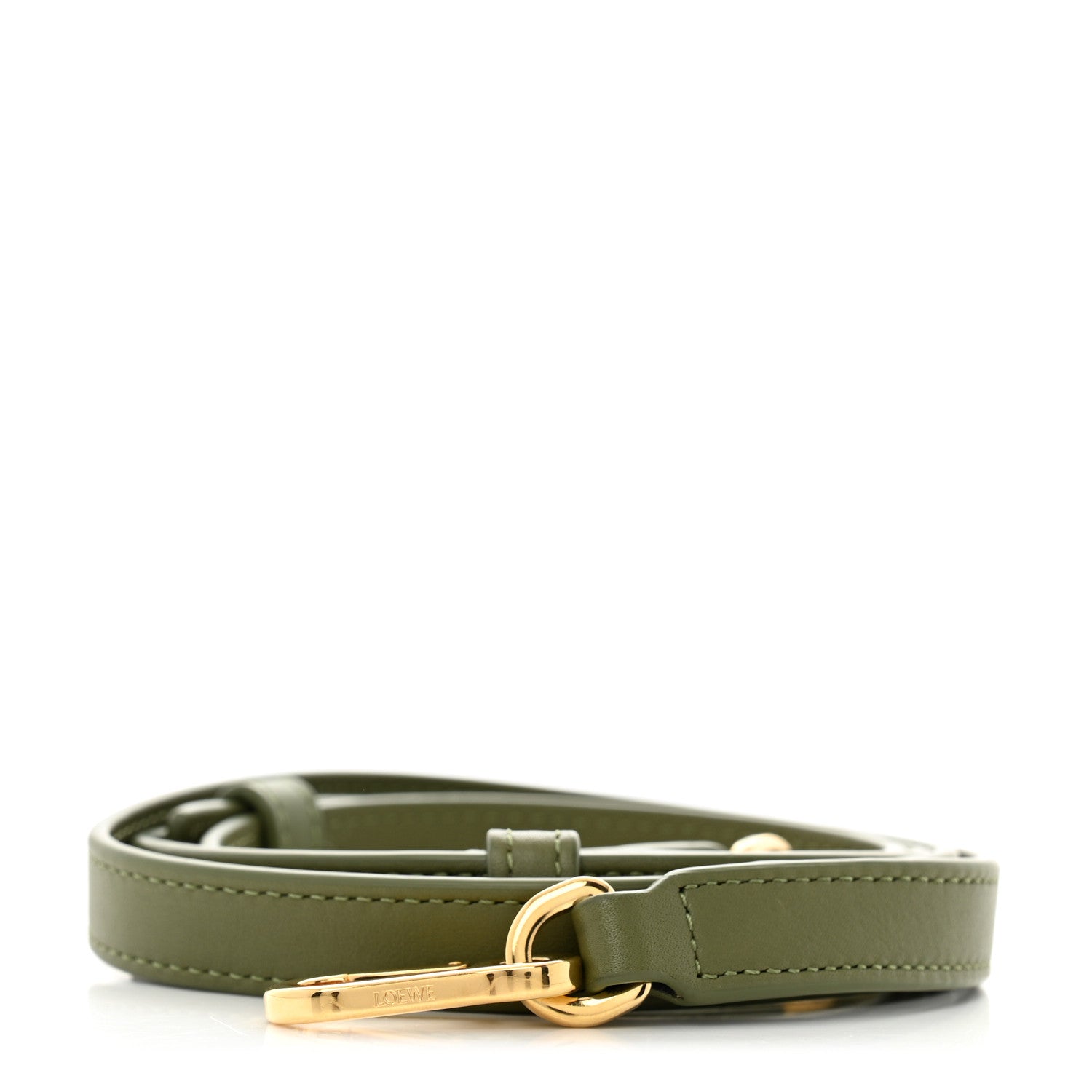 Loewe Calfskin Shoulder Bag Strap Green 1 of 3