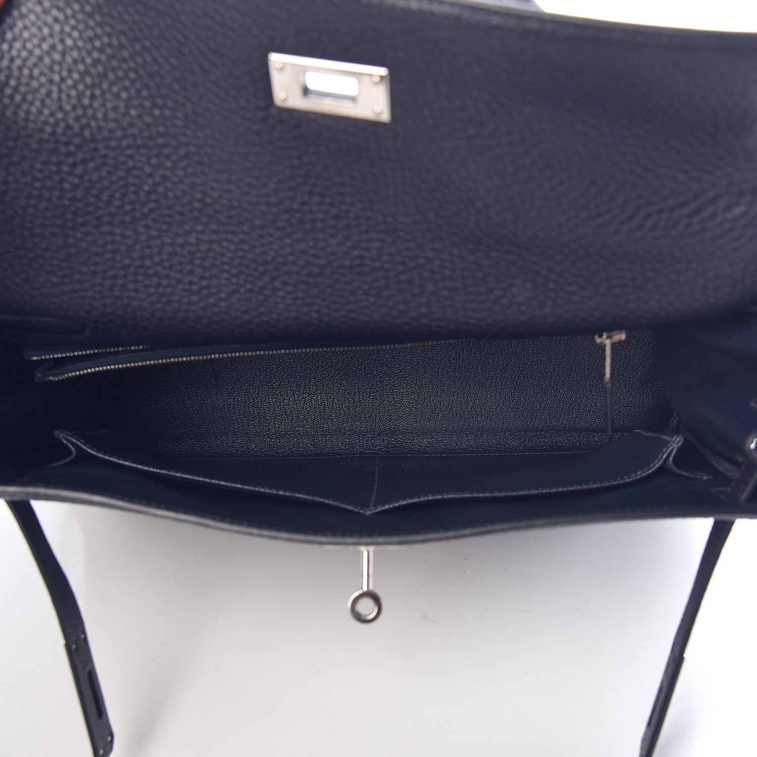 Hermes Togo Kelly Retourne 32 Indigo 5 of 11