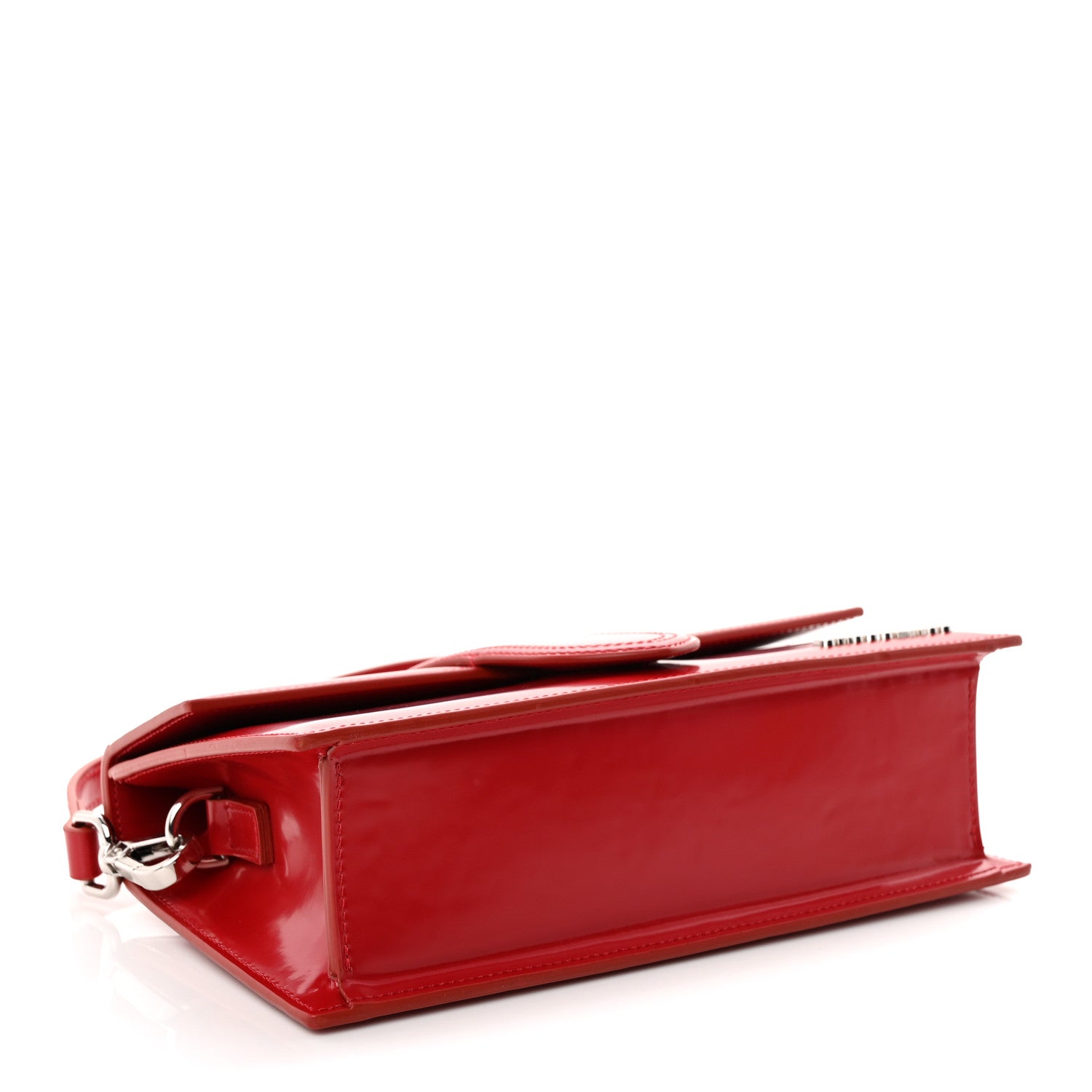 Jacquemus Glazed Calfskin Le Grand Bambino Red 4 of 9