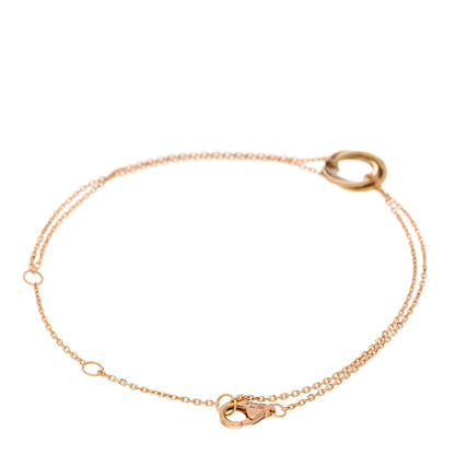 Cartier 18K Pink Yellow White Gold Trinity Bracelet 2 of 3