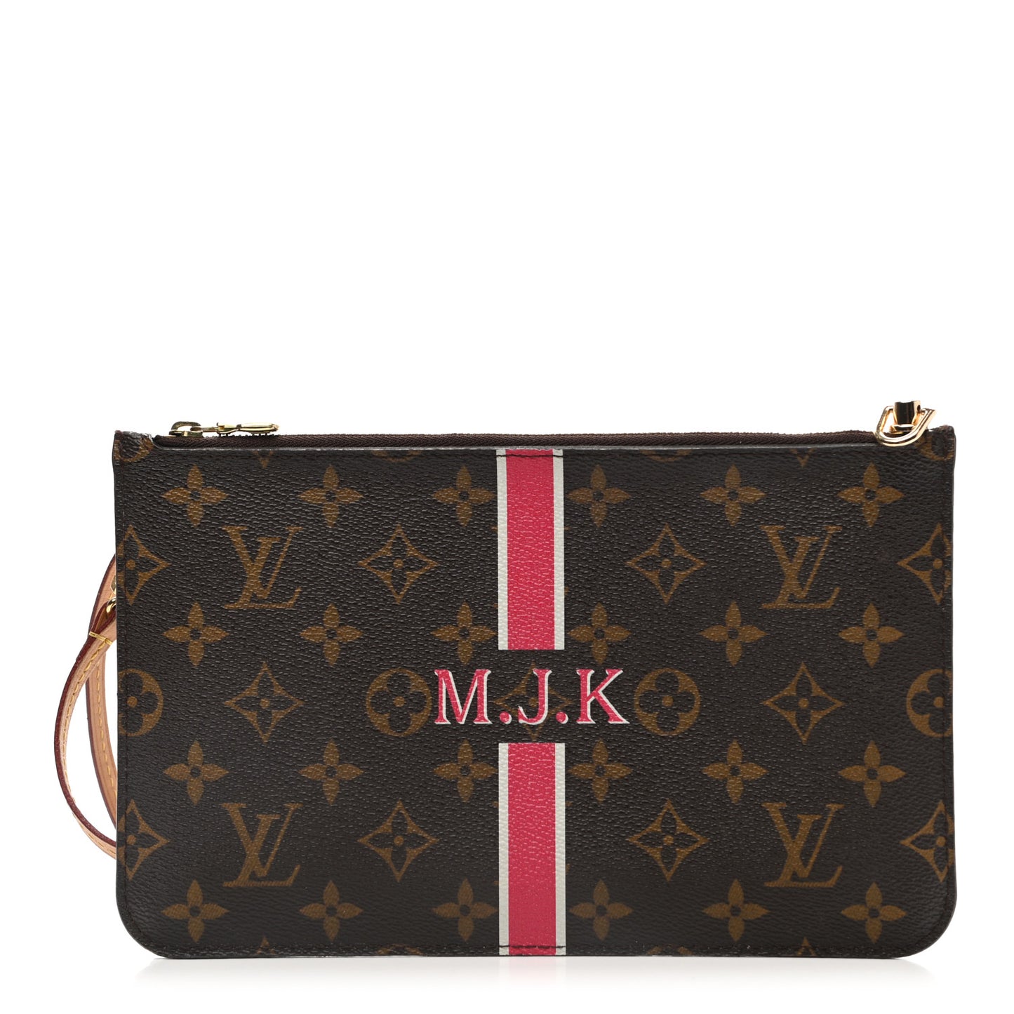 Monogram My LV Heritage Neverfull MM GM Pochette Fuchsia White