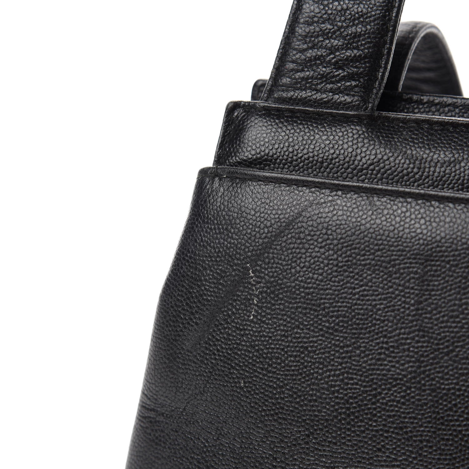 Chanel Caviar Small Shopping Tote Black 13 of 19